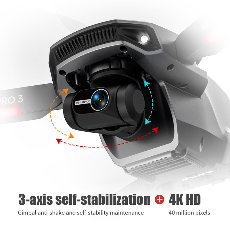 L106 Pro 3 Drone 5G WIFI FPV G - Drone Gimbal Brushless บทวิจารณ์และราคา