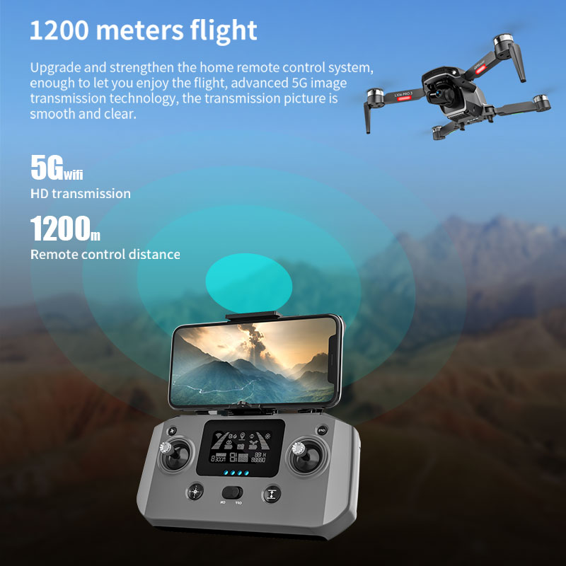 L106 Pro 3 Drone 5G WIFI FPV G - Drone Gimbal Brushless บทวิจารณ์และราคา